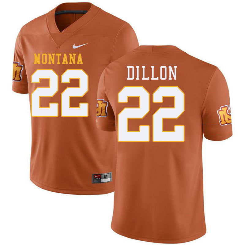 Montana Grizzlies #22 Terry Dillon College Football Jerseys,Uniforms Stitched Sale-Throwback Montana Grizzlies #22 Terry Dillon College Football Jerseys,Uniforms Stitched Sale-Throwback